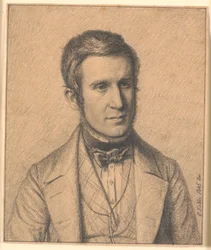 Portret brata żony artysty Christen Christensen Købke (1817-1846)