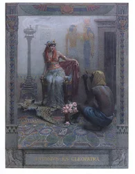 Kleopatra, scena z „Antonii i Kleopatry” Williama Szekspira (1564-1616)