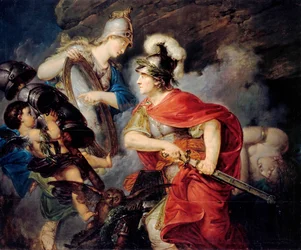 Alegoria Fryderyka II Prus zwanego Wielkim (1712-1786) w Persee (Początek wojny siedmioletniej