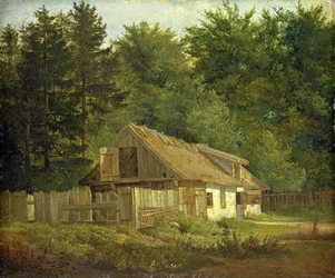 Dom w lesie Frederiksdal niedaleko Kopenhagi, 1828