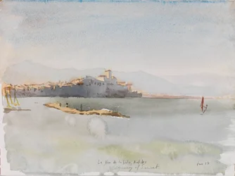 Antibes, 2017 (akwarela)