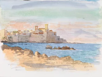 Antibes, 2017 (akwarela)