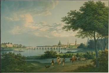 Widok na Drezno