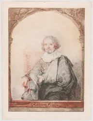 Portret mężczyzny w fotelu, z kolekcji d
