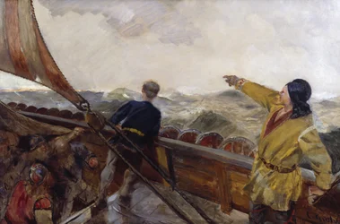 Leif Erikson odkrywa Amerykę