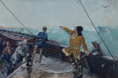 Leiv Eiriksson odkrywa Amerykę