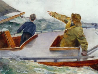 Na dziobie, ok. 1890 r. (olej na płótnie)