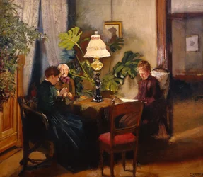 Ciotka i siostry Helene i Amalie