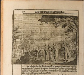 Twierdza Stara Ładoga Ilustracja z Podróży do Wielkiego Księcia Moskwy i Króla