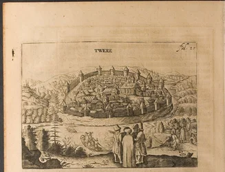 Twerska ilustracja z Podróży do wielkiego księcia Moskwy i króla Persji autorstwa Adama Oleari