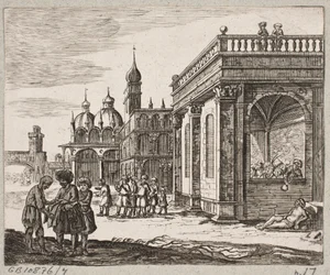 Ilustracja do Adama Oleariusa, „Perski Rosenthal genialnego poety Schicha Saadi […]”, Szlezwik 1660