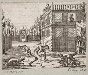 Ilustracja do Adama Oleariusa, „Perski Rosenthal genialnego poety Schicha Saadi […]”, Szlezwik 1660
