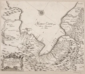 Mapa Morza Kaspijskiego
