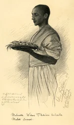 Mnich buddyjski, Cejlon, 1898 r.