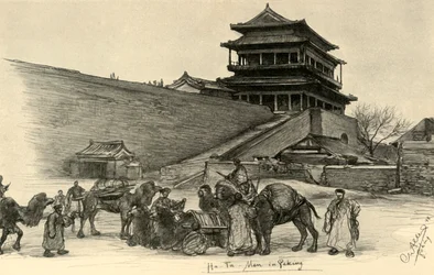 Hatman Gate, Pekin, Chiny, 1898.