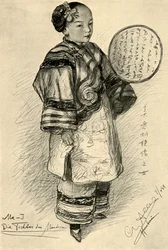 Me-J - córka mandarynki, Hankow, Chiny, 1898.