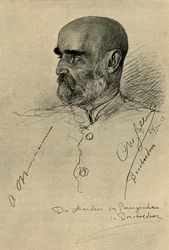 Portret mężczyzny, Świątynia Borobudur, Magelang, Jawa, 1898.