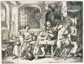 Satyr i chłopi