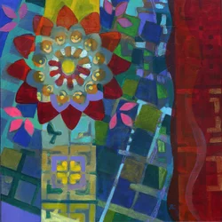 Medytacja 24, ok. 2017 (akryl na panelu)