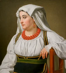Una Ciociara. Portret rzymskiej kobiety wiejskiej