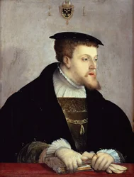 Portret cesarza Karola V 1500-1558, ok. 1532