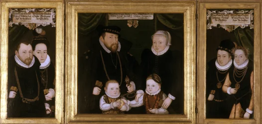 Tryptyk Johanna Wilhelma von Sachsen, 1587