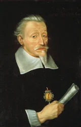 Heinrich Schutz, niemiecki kompozytor baroku - Portret kompozytora Heinricha Schuetza (1585-1672), autorstwa Spetnera, Christopha (ok. 1615-po 1664). olej na płótnie, ok. 1650-1660. Prywatna kolekcja
