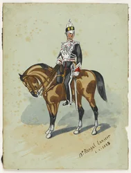 XIII Ułanów Bengalskich, ok. 1914 r.