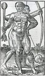 Dwóch tubylców z „la Hystoria general de las Indias” 1547