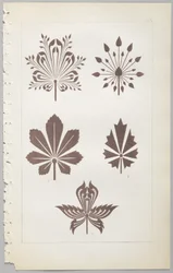 Sztuka projektowania dekoracyjnego : z dodatkiem, podającym godziny otwarcia kwiatów, wyd. Day & Son, Londyn, 1862