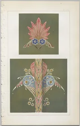 Sztuka projektowania dekoracyjnego : z dodatkiem, podającym godziny otwarcia kwiatów, wyd. Day & Son, Londyn, 1862