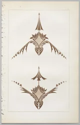 Sztuka projektowania dekoracyjnego : z dodatkiem, podającym godziny otwarcia kwiatów, wyd. Day & Son, Londyn, 1862
