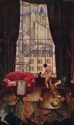 Pracownia na Montparnasse, ok. 1926, 1935.
