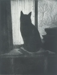 Le Chat, c.1920 (akwaforta i akwatinta)