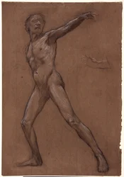 Studium postaci dla Judasza, c1910-1911.
