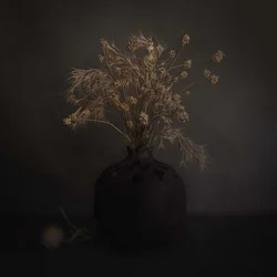 Ciemna kompozycja botaniczna