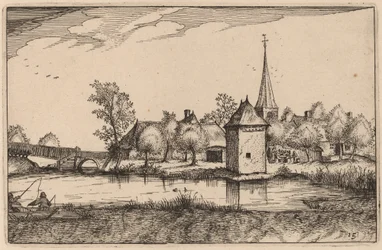 Staw i wioska