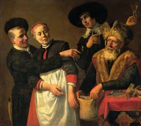 Mooy-Aal i jej zalotnicy (G. A. Bredero, „Moortje”, 1615)
