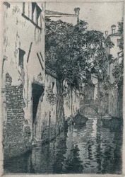 Kanał San Agostino, Wenecja, ok. 1905 1914-1915