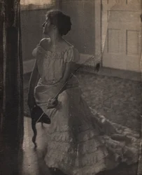 Pióro pawia, ok. 1902.