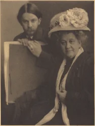 Alvin Langdon Coburn i jego matka, ok. 1909 r. (zdjęcie)
