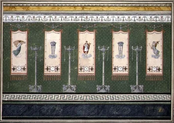 Projekt dla Empire Wall Decoration (akwarela i gwasz na papierze)