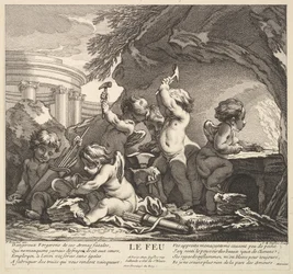 Ogień, XVIII wiek.