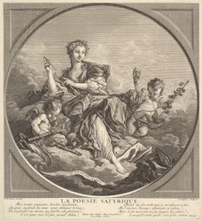 Poezja satyryczna, ca. 1741.