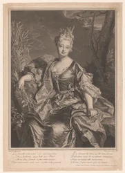 Portret Marguerite Henriette de La Briffe Le Bret jako Ceres
