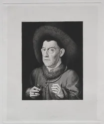 Mężczyzna z różowym