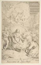 Szopka.n.d. Twórcy: Claude Gillot, Jacques Gabriel Huquier.