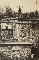 Klasztor, Uxmal, 1860.