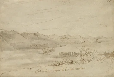 Widok na jezioro Bracciano, ok. 1638-39