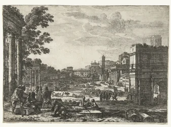 Forum Romanum w Rzymie Campo Vaccino